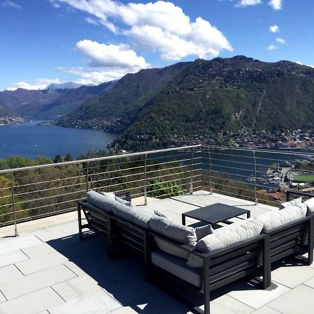 Penthouse - Villa Cardano 科莫 外观 照片