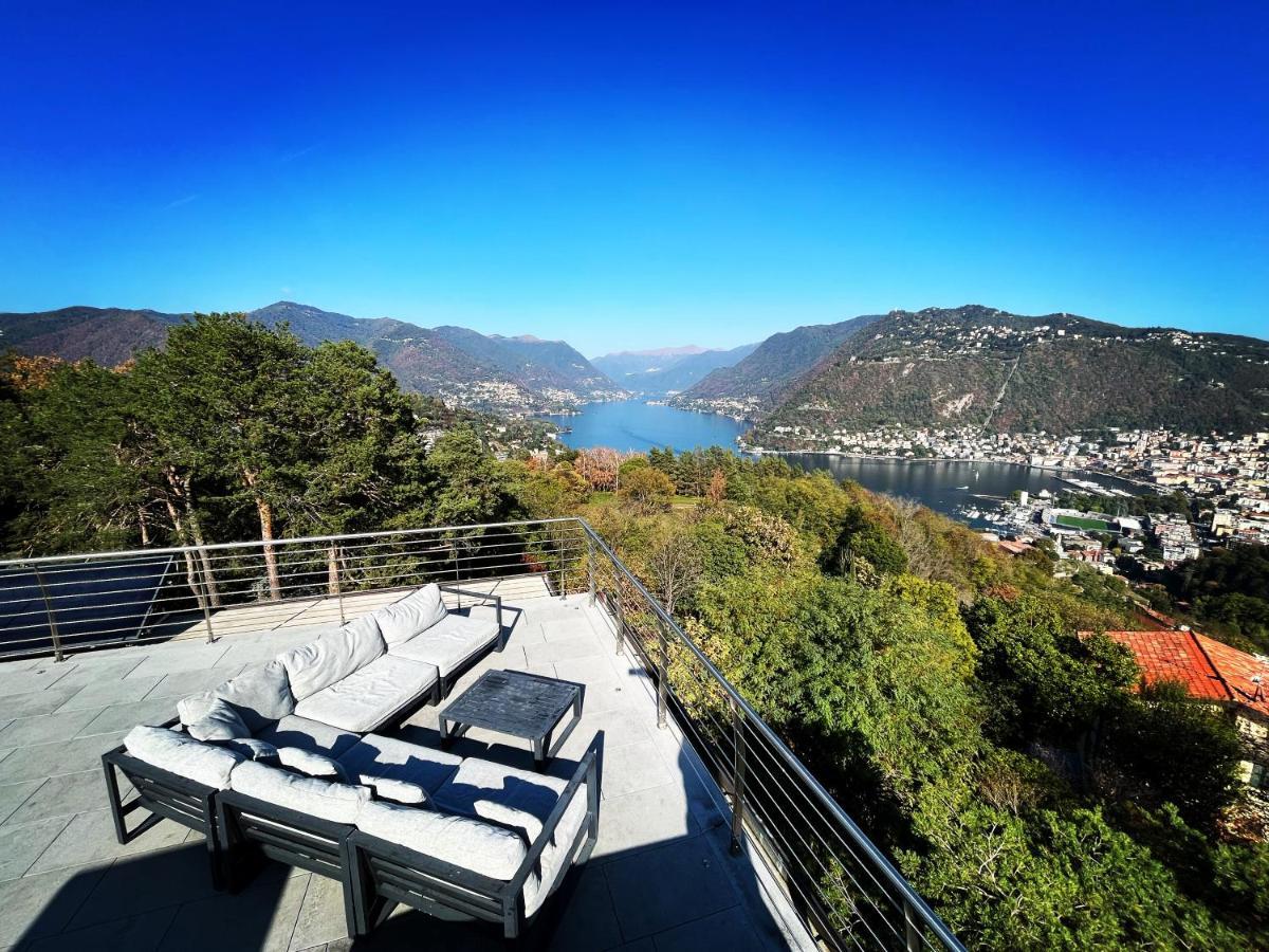 Penthouse - Villa Cardano 科莫 外观 照片
