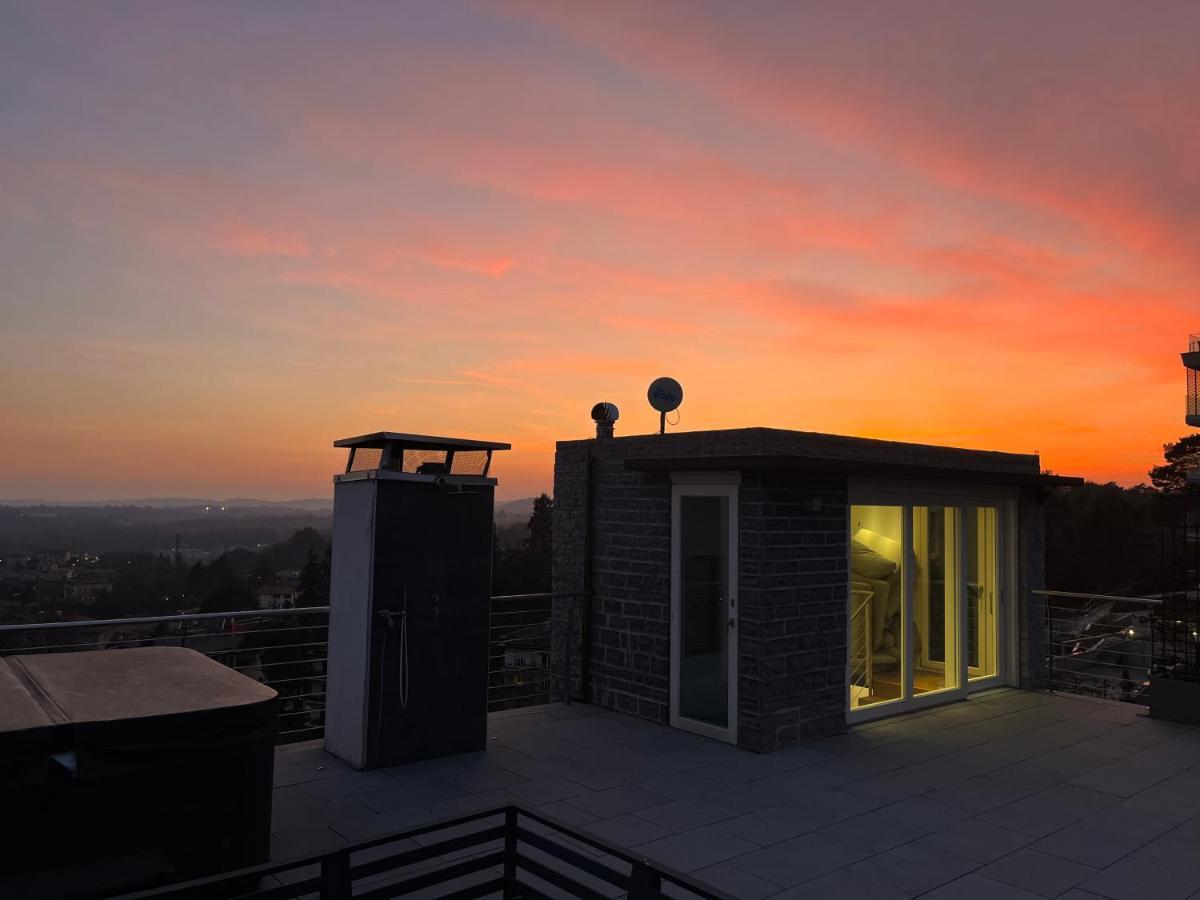 Penthouse - Villa Cardano 科莫 外观 照片